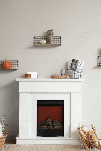 Interior of modern living r...