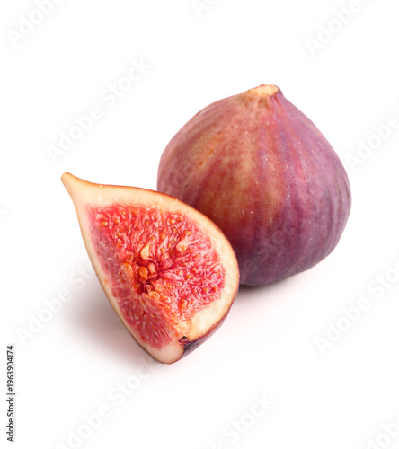 Fresh ripe fig fruit with c...