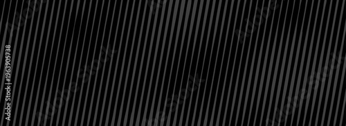 Black oblique straight line background. Modern dark linear abstract wallpaper. Luxury stripe gradient texture. Modern abstract Grey diagonal lines backdrop. Vector eps10