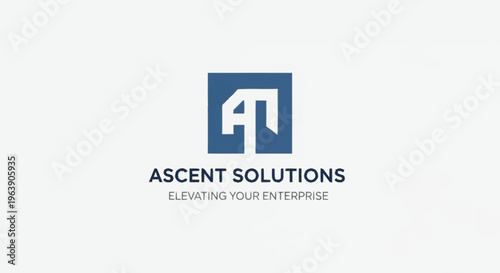 Ascent Solutions Logo - A Symbol of Enterprise Elevation and Growth.