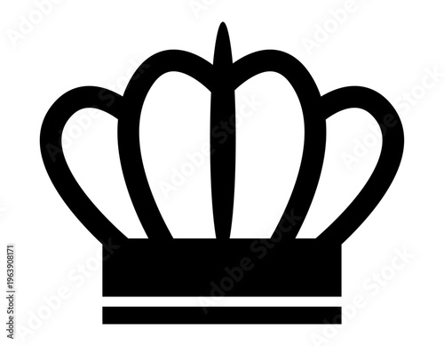 シンプルな王冠のイラスト　