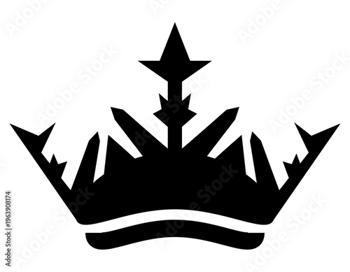 シンプルな王冠のイラスト　