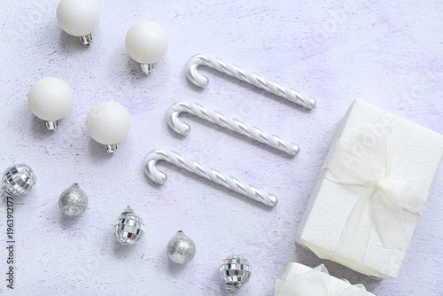 Christmas balls with candy ...