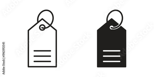 Label icon and symbol. Vector logo design element.
