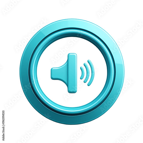 Sound icon visual representation digital space graphic design modern environment abstract viewpoint audio concept
