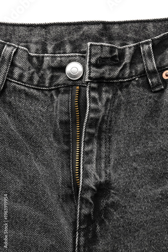 Stylish black denim jeans o...