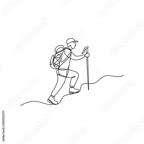 Black and white of a man running with a briefcase business