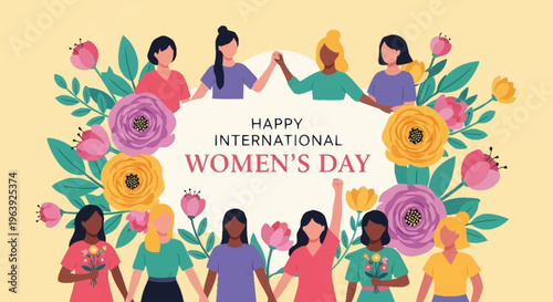 Celebrating International Womens Day with Unity and Floral Beauty.