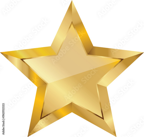 Golden star symbol for awards or ratings