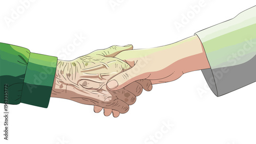 Generational Handshake: Business Partnership, Trust, and Legacy
