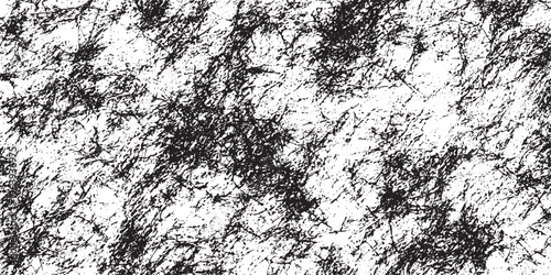 Black and white distressed grunge texture with scattered ink splatters and rough organic patterns