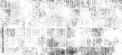 Distressed grunge texture with vertical lines and rectangular grid pattern