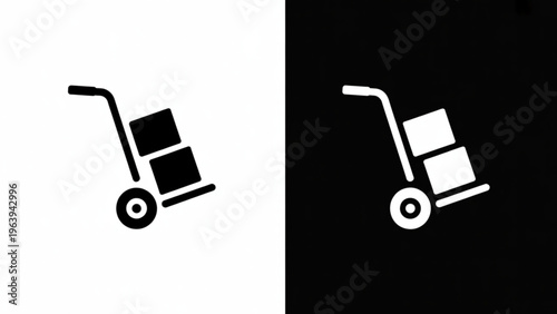 Mysterious black figure with geometric patterns and glowing eyes in cosmic design Vector