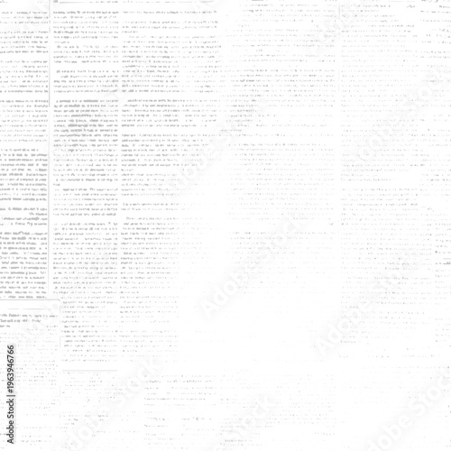 Silhouette of the number thirty seven formed by newspaper text columns