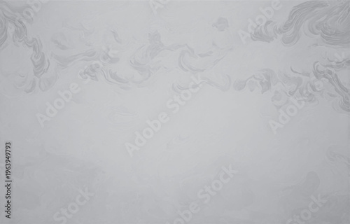 Abstract gray swirls and fluid smoke patterns on a light background
