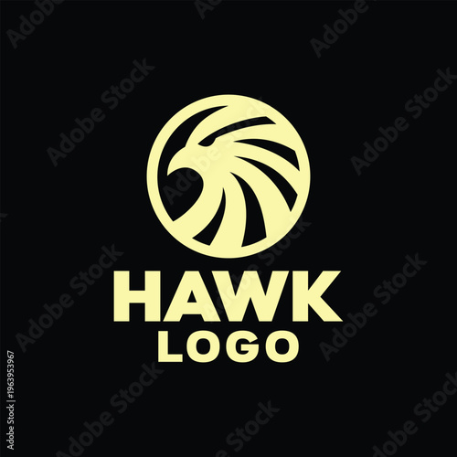 Hawk Eagle Logo animal Bird Design symbol Graphic Vector
