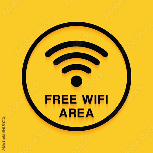 Vector Free Wifi Sign Template