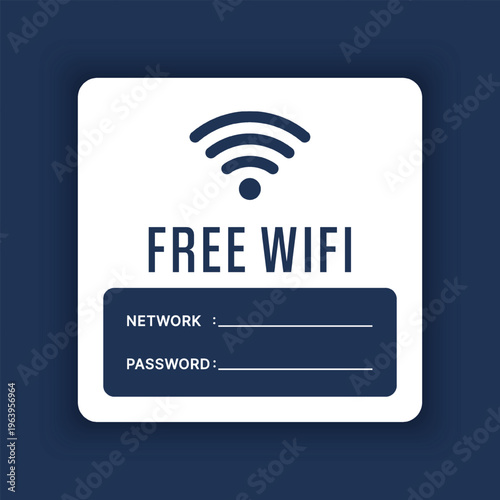 Vector Free Wifi Sign Template