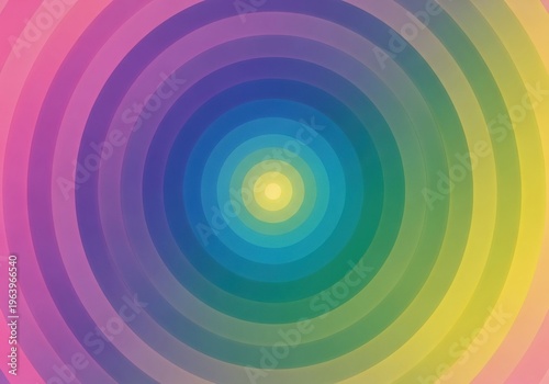 Hypnotic Spiral of Vibrant Gradient Colors Radiating from the Center