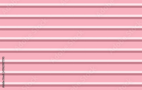 Horizontal line stripe pattern. Seamless rose pink striped pattern repeating background. Perfect for kids bedding and decor