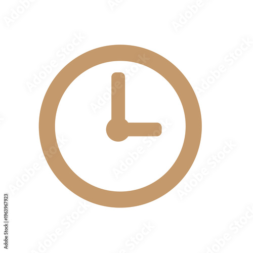фотографія Clock icon symbolizes time management, scheduling, deadlines, and the importance of punctuality in various business or daily contexts