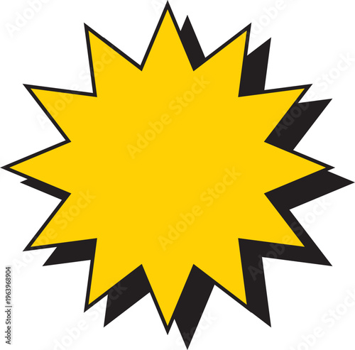 Star retro shape vector design