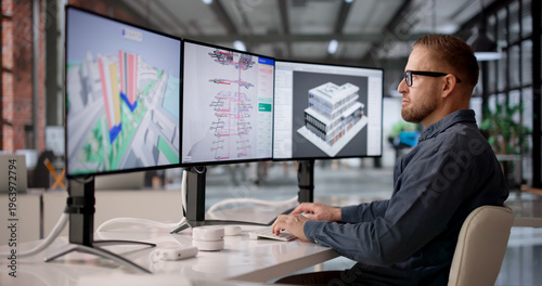 3D BIM Software Visualizing Commercial HVAC Systems