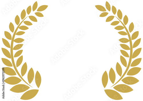 黄金の月桂冠のフレーム