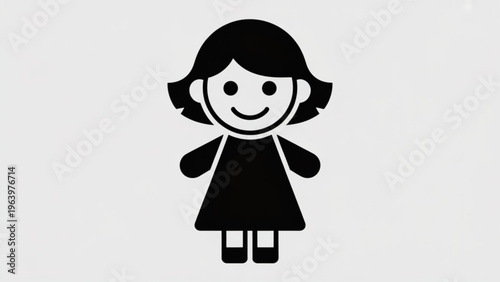 Child swinging on a circular swing set in a park Vector