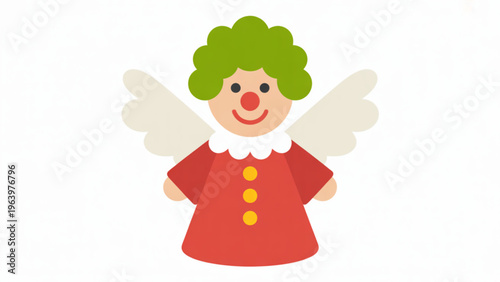 Cute cartoon character with crossed-out eyes and arms in a playful pose Vector