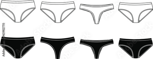 Women's underwear styles and designs