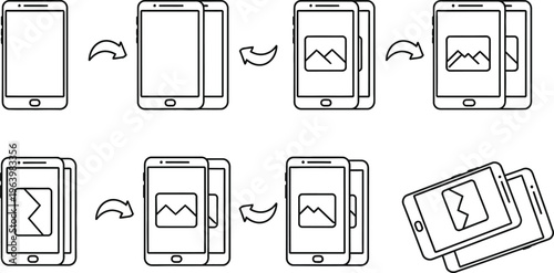 Smartphone screen transformations and multi device display