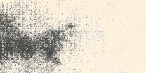 Blue water drops splash on a cold liquid surface with a salt and pepper texture and wet bubble patterns