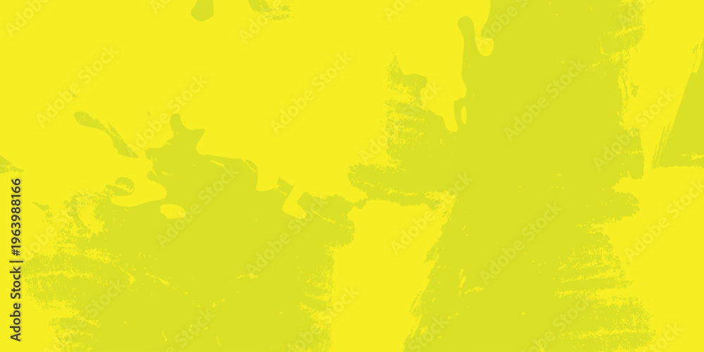 Obraz premium Abstract yellow paint brush strokes artistic background