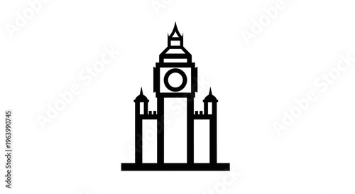 Big Ben London Icon.