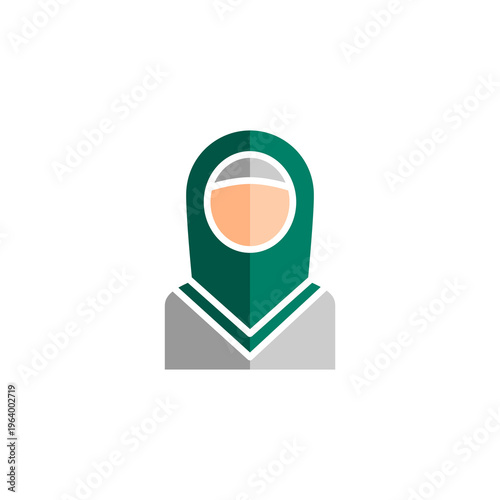 Muslim Woman Icon Avatar Symbol