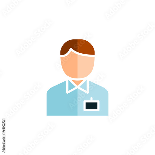 Salesman Icon Businessman Avatar Symbol
