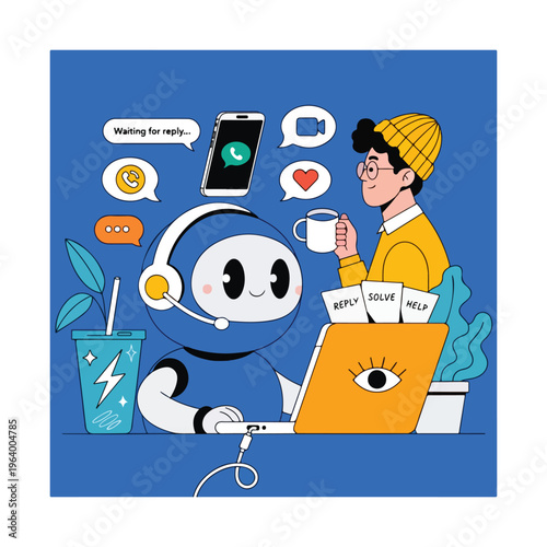 AI chatbot automates customer support delivering fast accurate responses improving satisfaction