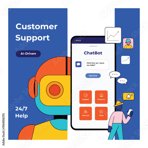 AI chatbot automates customer support delivering fast accurate responses improving satisfaction