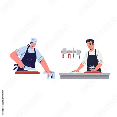 Chefs Preparing Food for Eid al-Adha Celebrations and Feasts