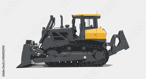 Heavy duty bulldozer construction equipment machine 1.