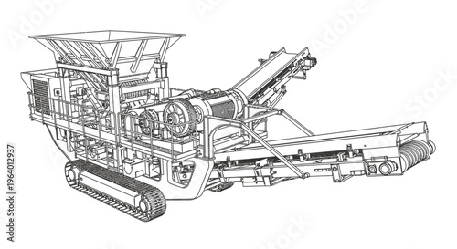 Industrial Heavy Machinery Equipment Machine.