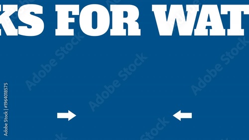 Video End Screen with Call to Action on a Blank Blue Screen