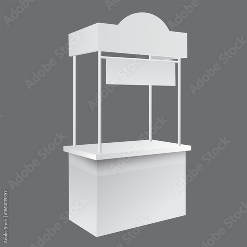 Outdoor advertising and promotional tables for the sale of merchandise