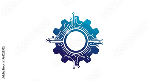 Blue Gear Technology Circuit Board.