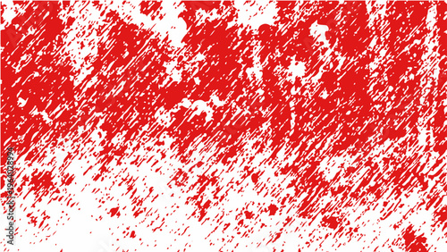 Vector Textured red abstract background with splashes of crimson shades creating depth, grunge aesthetics and artistic expression