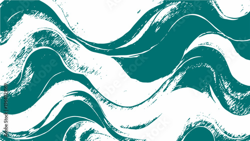 Vector Abstract aqua wave creates fluid motion with strokes of turquoise and turquoise patterns with an undulating aesthetic of maritime, energy, serenity ,rhythm and dynamic and aesthetic abstract