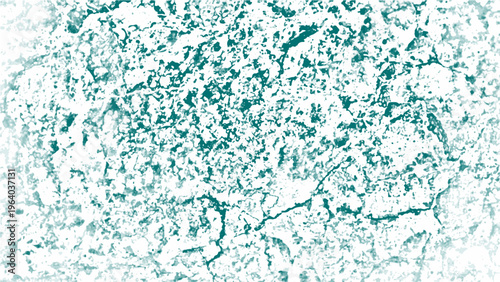 Abstract texture teal cracked grunge background and rough aged weathered surface and elegant minimal design and modern artistic pattern.