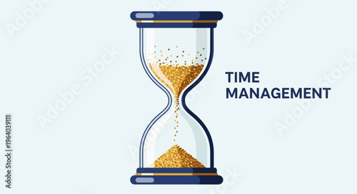 Hourglass with sand timer device.