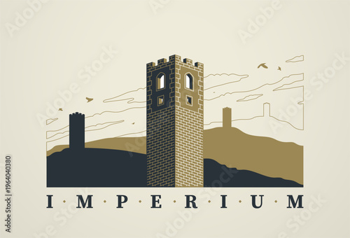 Heraldic emblem symbolizing legacy, continuity and permanence, created for established brands, institutions and timeless identity systems.